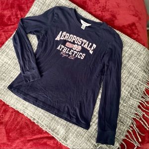 Y2K Aeropostale Long Sleeve Baby Tee | SZ XL